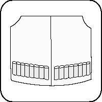 2 tiras de cartucheras